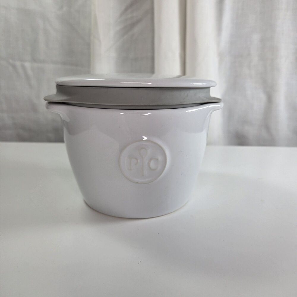 Pampered Chef Breakfast Sandwich Maker Ceramic Egg Cooker 2634